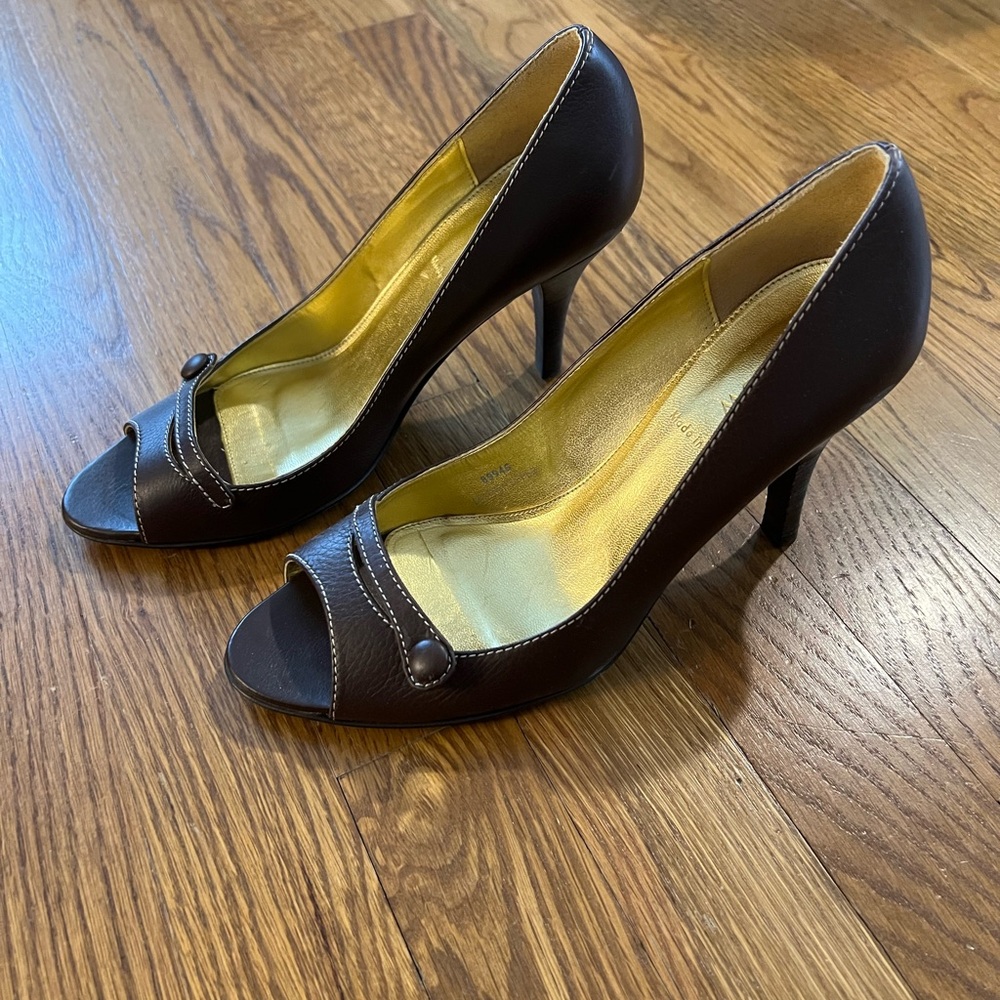J. Crew Peep Toe Pumps